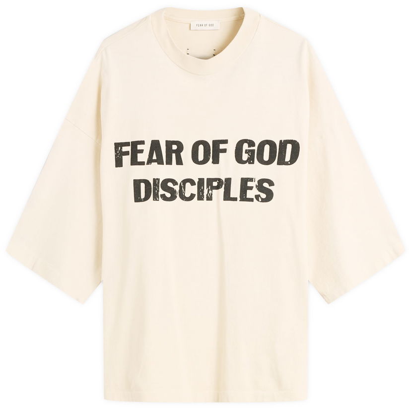 Tričko Fear of God Relaxed Disciple T-Shirt Béžová | FG25FW10-10309HWJUS-991