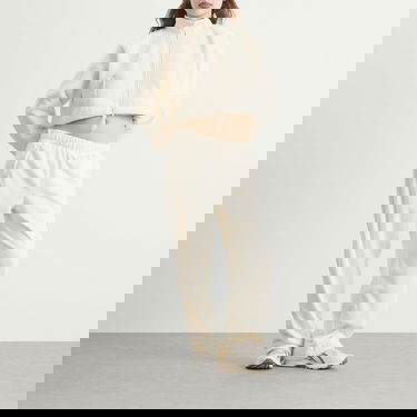 Bunda SKIMS Teddy Funnel Neck Cropped Jacket Béžová | LS-LST-9942W-ECU, 4