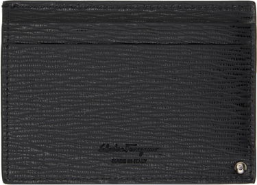 Peňaženka FERRAGAMO Salvatore Ferragamo Gancini Card Holder Čierna | 733292, 1
