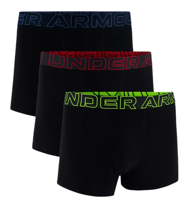 Boxerky Under Armour Under Armour Performance Cotton Boxer Briefs 3-Pack Čierna | 1383891-004, 0