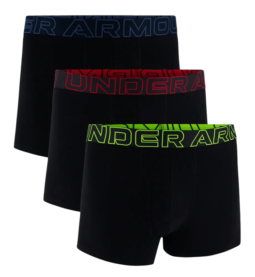 Boxerky Under Armour Under Armour Performance Cotton Boxer Briefs 3-Pack Čierna | 1383891-004