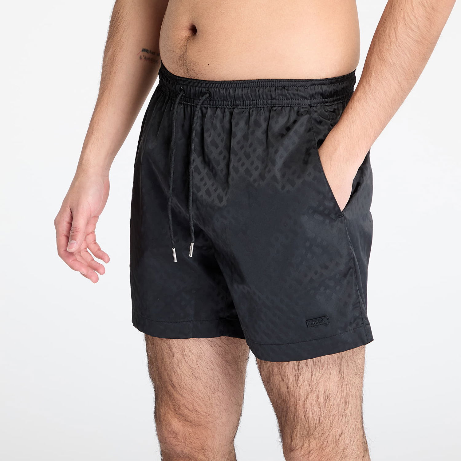 Plavky BOSS Hugo Boss Jacques Swim Shorts Čierna | 50539313-001, 1