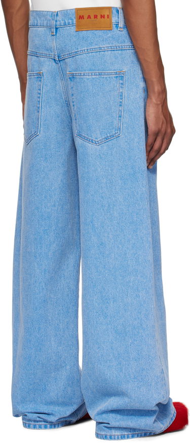 Džínsy Marni Marni Organic Wide-Leg Jeans Modrá | PUJU0103A0 USCW91, 2