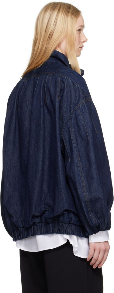 Bunda Dries Van Noten Dries Van Noten Press-Stud Denim Jacket Modrá | 251-010513-1552, 2