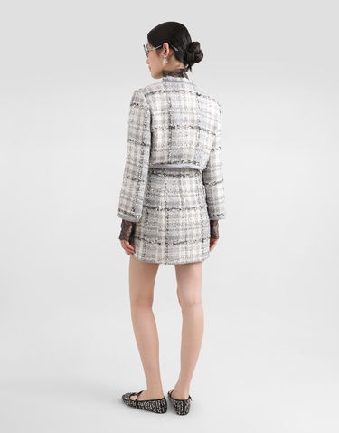 Tričko Dolce & Gabbana Floral Lace Turtle-neck Top Šedá | F7AL5THLM8CN5543, 2