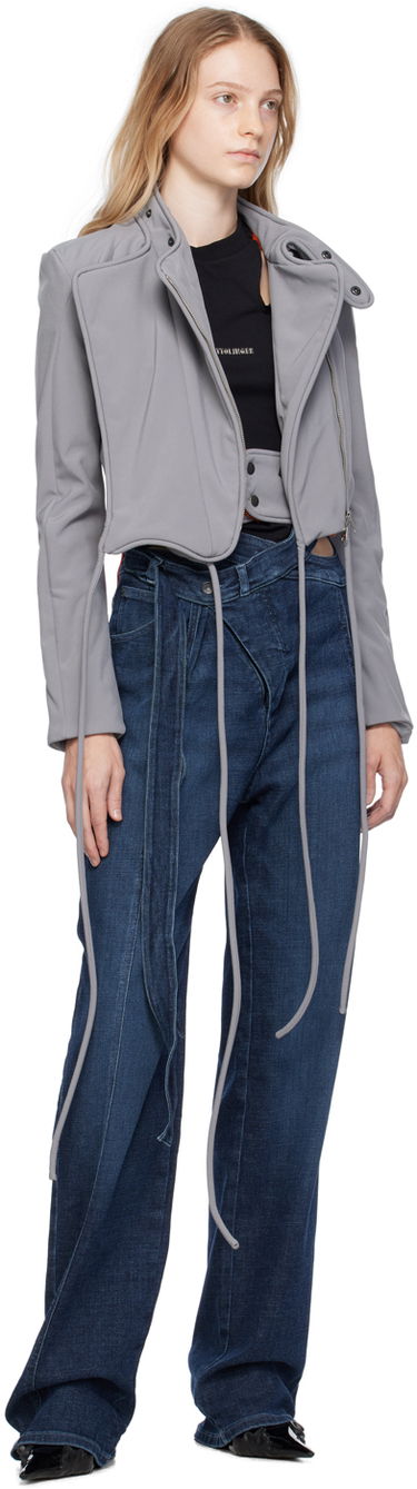 Džínsy Ottolinger Ottolinger Wrap Jeans Modrá | 1700209, 3