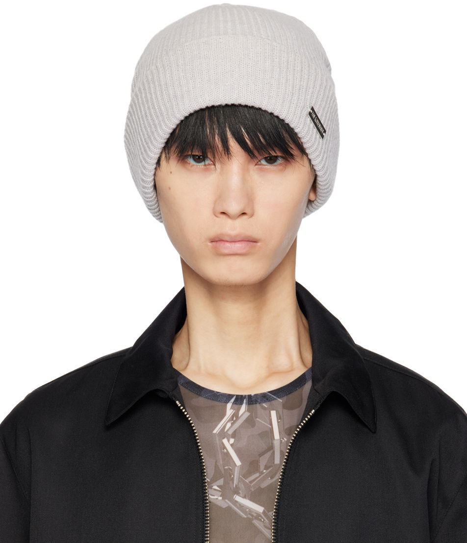 Kulicha Han Kjøbenhavn Logo-Appliqued Ribbed Knit Beanie Šedá | A-133070, 0