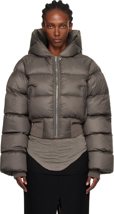 Prešívaná bunda Rick Owens Concordians Hooded Down Jacket Šedá | RP02E4775 NPD3, 0