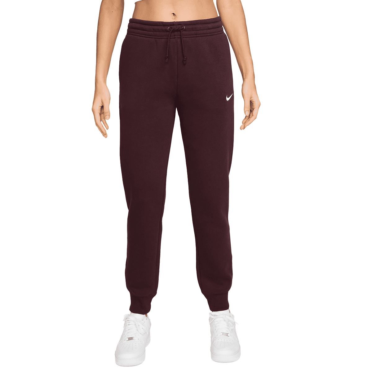Tepláky Nike NSW Phoenix Mid-Rise Standard Fleece Joggers Vínová | FZ7626-652, 0