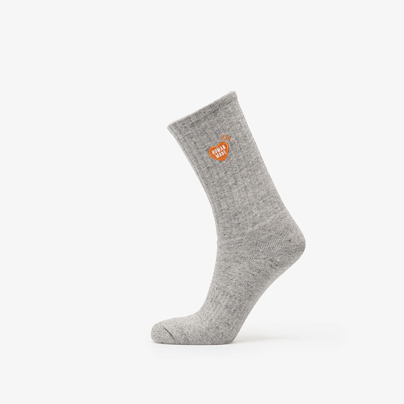 Ponožky Human Made HUMAN MADE Pile Socks 1-pack Šedá | HM30GD064GY
