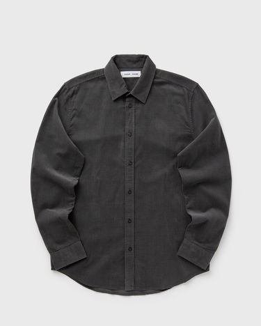 Košeľa Samsoe Samsoe SALIAM NX Corduroy Button-Up Shirt Šedá | M10000028-BLACK-OYSTER, 0