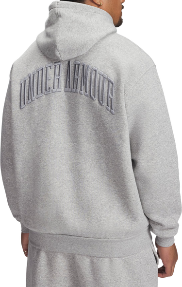 Mikina Under Armour Hooded Sweatshirt UA Icon Fleece Graphic Top Šedá | 6007591-011, 1