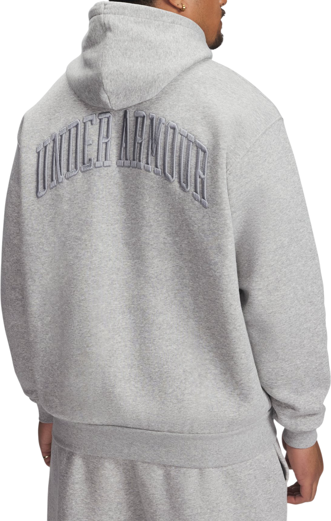 Mikina Under Armour Hooded Sweatshirt UA Icon Fleece Graphic Top Šedá | 6007591-011, 1