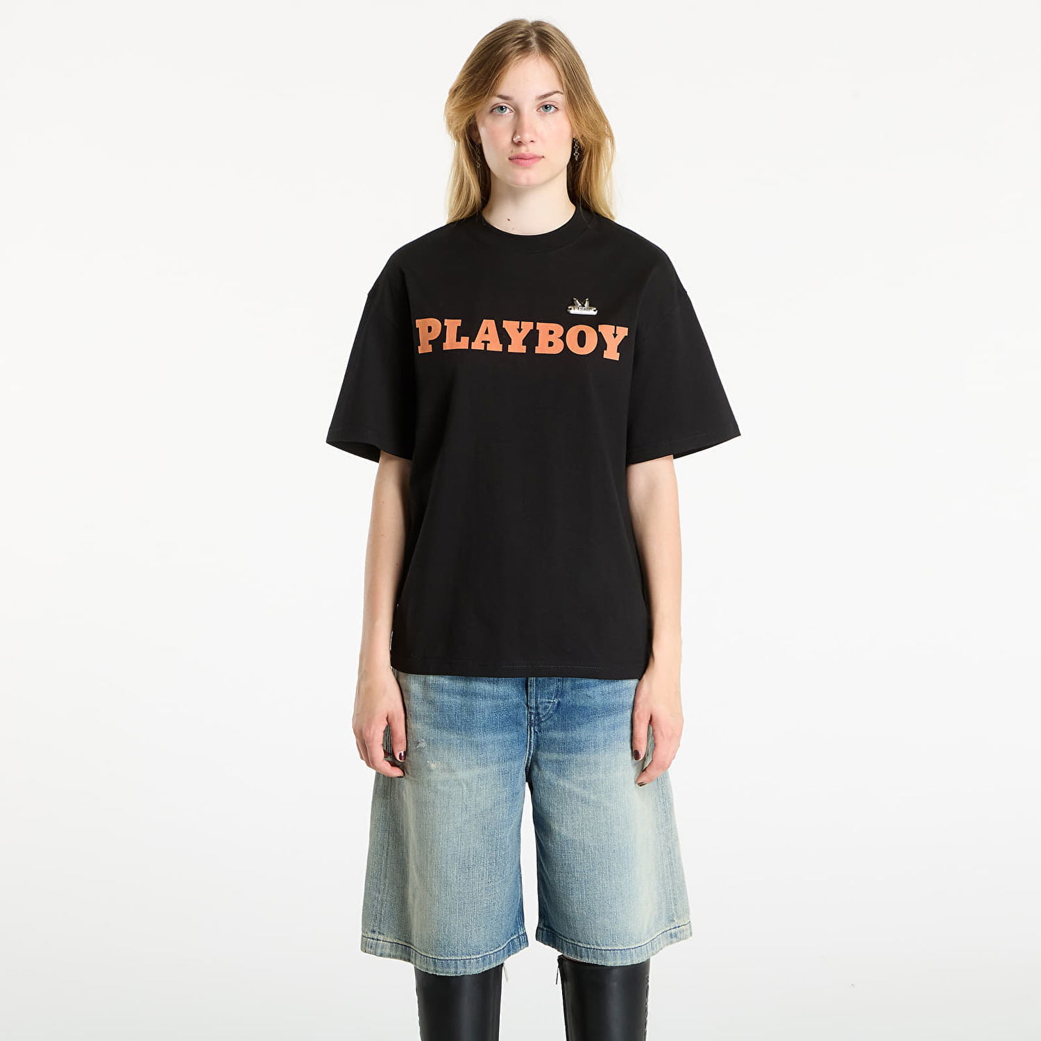 Tričko Footshop Playboy x FTSHP Babe T-Shirt UNISEX Black Čierna | FTSHP_529, 1
