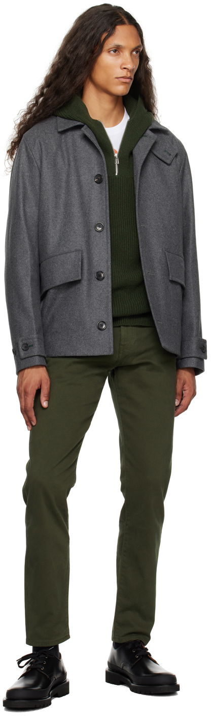 PS Paul Smith Half-Zip Knit Hoodie