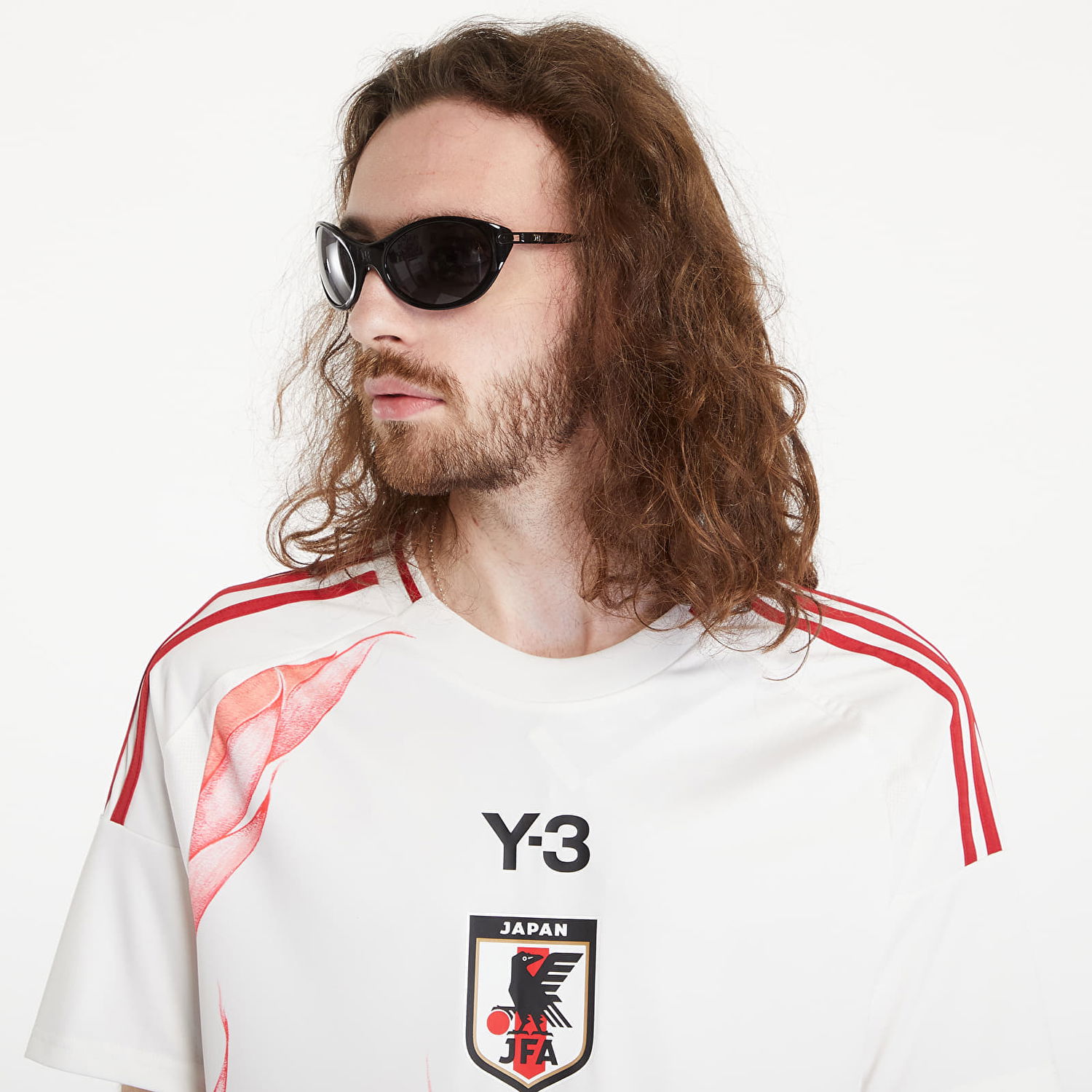 Dres Y-3 Y-3 x JFA AWAY JERSEY Biela | IU0963, 1