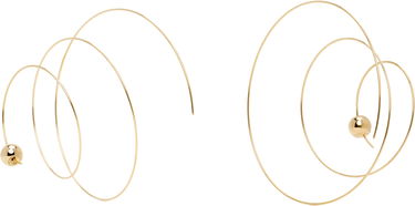 Náušnice Alaïa ALAÏA Thin Spiral Earrings Metalická | AA2B128LA043, 1