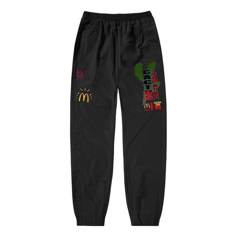 Nohavice Cactus Jack by Travis Scott Travis Scott x McDonald's All American '92 II Nylon Pants Čierna | TC-1110