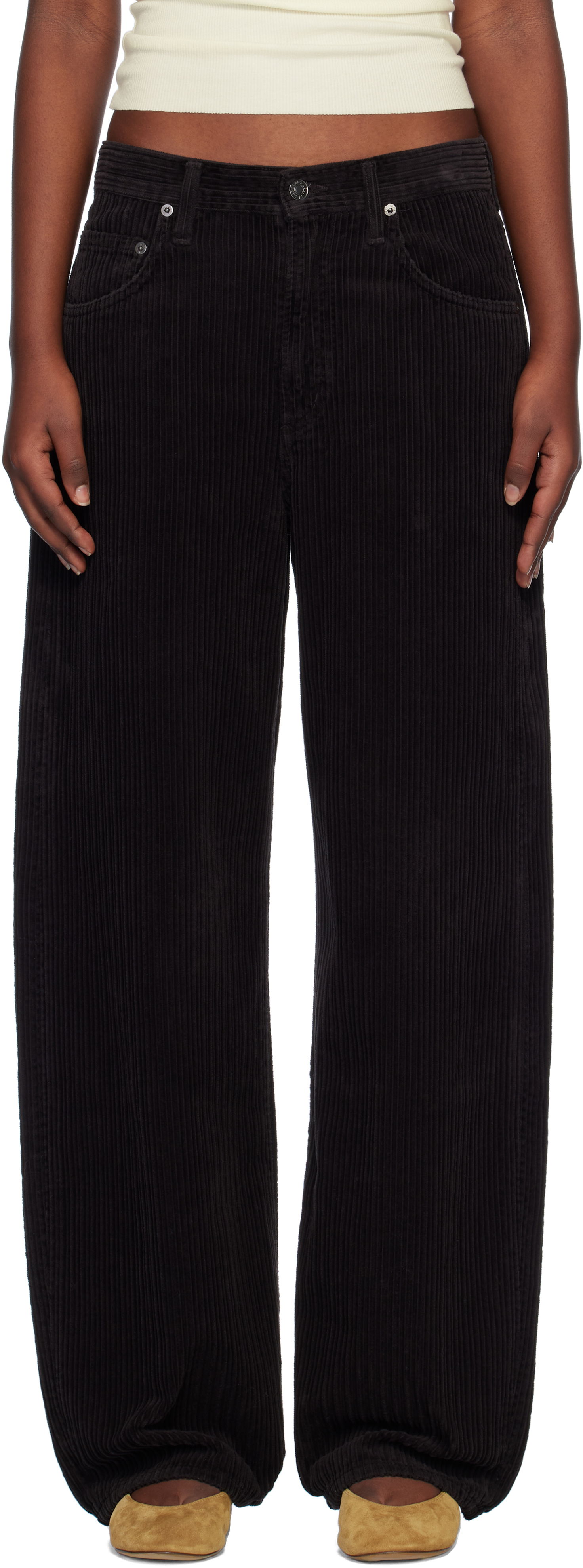 Low Curve Corduroy Trousers