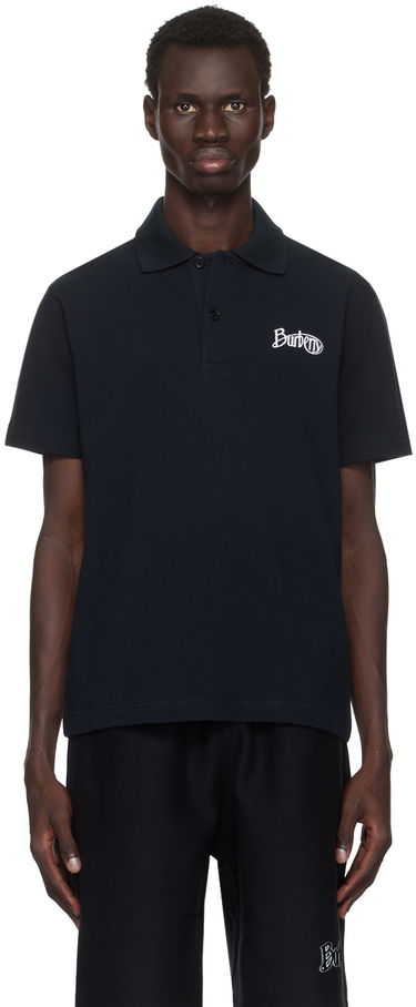 Polo tričko Burberry Cotton Polo Navy | 8097528, 0