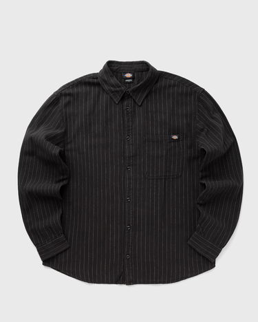 Košeľa Dickies Long Sleeve Pinstripe Button-Up Shirt Čierna | DK0A4Z7NBLK1, 1
