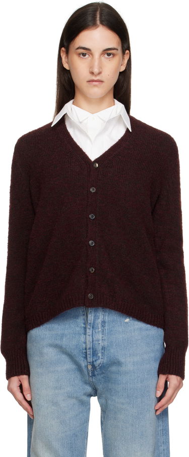 Sveter Maison Margiela Maison Margiela Wool Cardigan Vínová | S51HP0023 M13154, 0