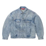 S Logo Denim Trucker Jacket