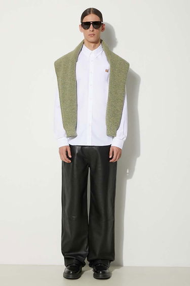 Košeľa MAISON KITSUNÉ Maison Kitsuné Mini Fox Head Classic BD Shirt - Regular Fit Button-Down Biela | MM00413WC2010, 1