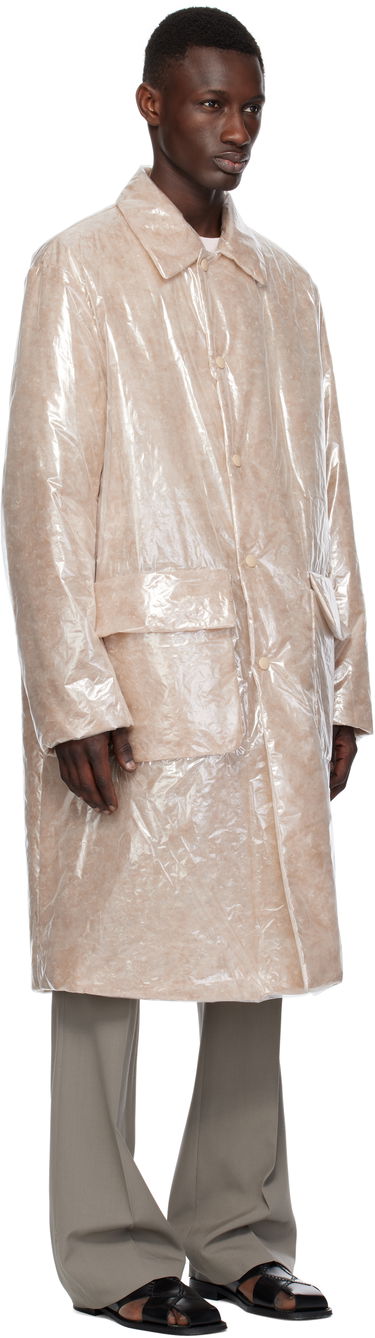 Pláštenka Dries Van Noten Dries Van Noten Loose Fit Mac Coat Béžová | 251-020222-1257, 1