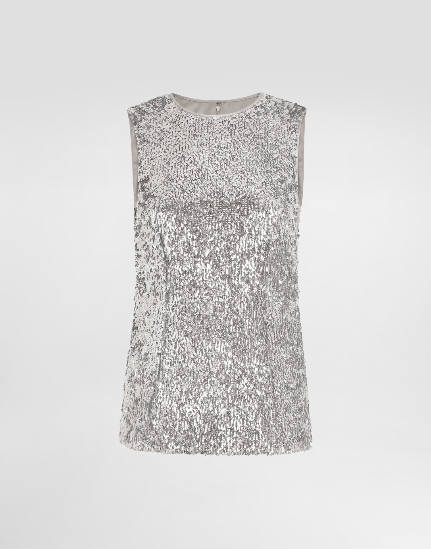 Tielko Dolce & Gabbana Sleeveless Sequin Top Metalická | F7AL1TFLSMCS0998, 0