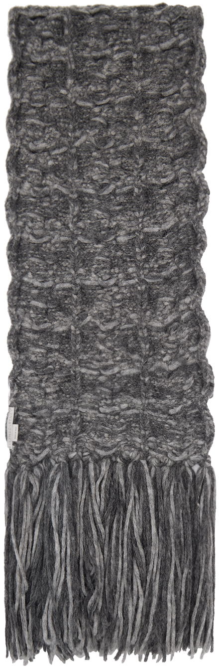 Šál Stella McCartney Stella McCartney Tassel Knit Scarf Šedá | 6K08533S2516, 1