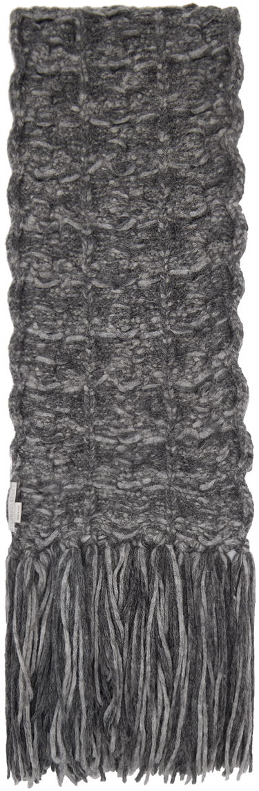 Šál Stella McCartney Stella McCartney Tassel Knit Scarf Šedá | 6K08533S2516, 1