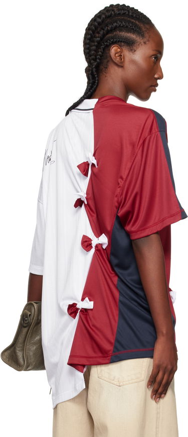 Tričko Martine Rose Martine Rose Collage Football Top Červená | 189JT14053, 2