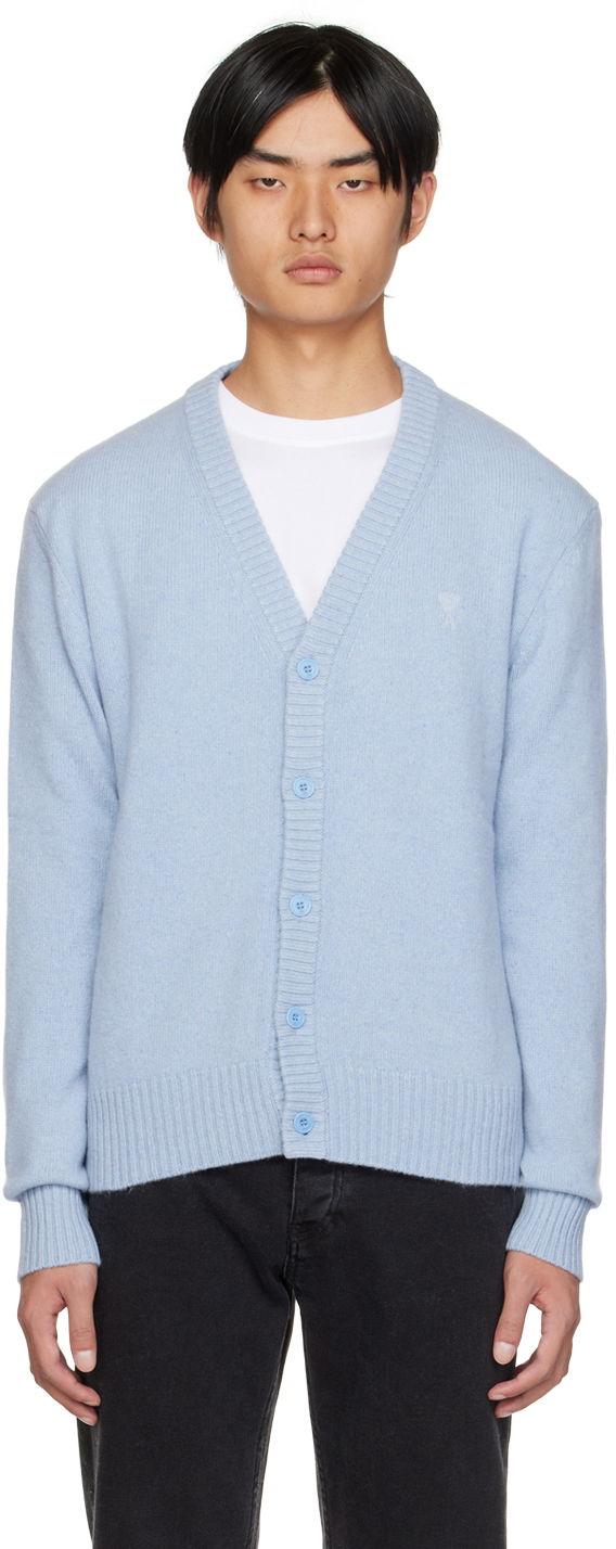 Sveter AMI Cardigan Modrá | HKC007.005, 0