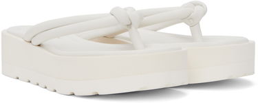 Tenisky a topánky Gianvito Rossi Rossi Marlie Platform Thong Sandals Biela | G15180.05GOM.NAP, 3