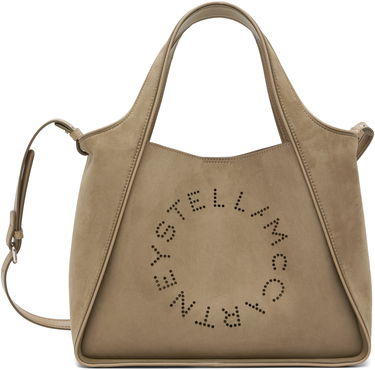 Tote bag Stella McCartney Stella McCartney Faux-Suede Logo & Piping Crossbody Tote Béžová | 513860WP0590, 0