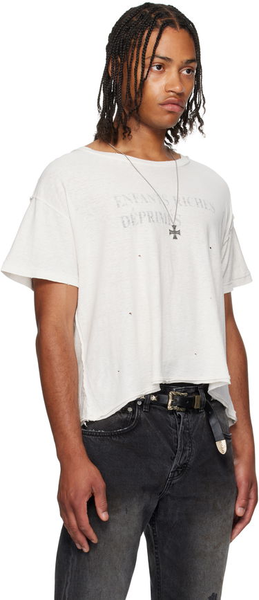 Tričko Enfants Riches Déprimés Enfants Riches Déprimés Classic Logo Distressed T-Shirt Biela | 010-858, 1