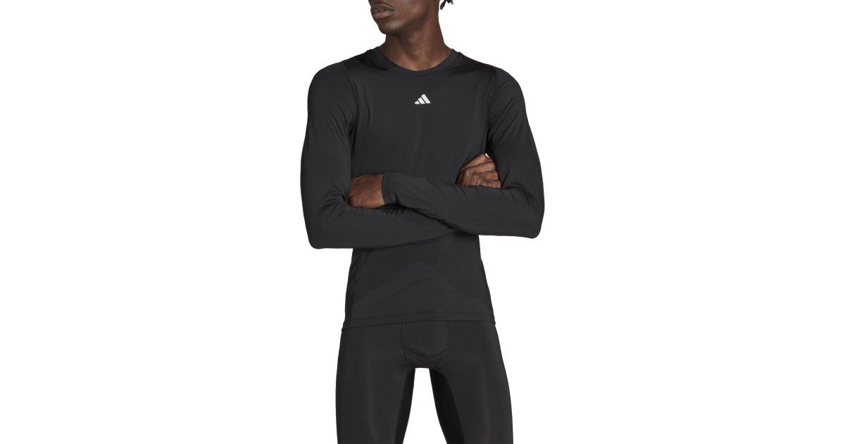 Tričko adidas Originals Techfit Tee Čierna | hp0626, 1