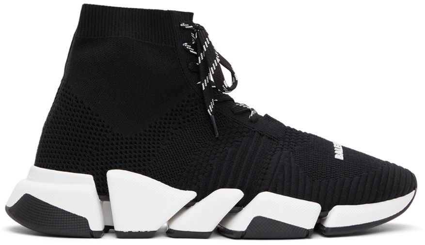 Tenisky a topánky Balenciaga Speed 2.0 Lace-Up Sneaker Čierna | 617258 W2DB2, 0