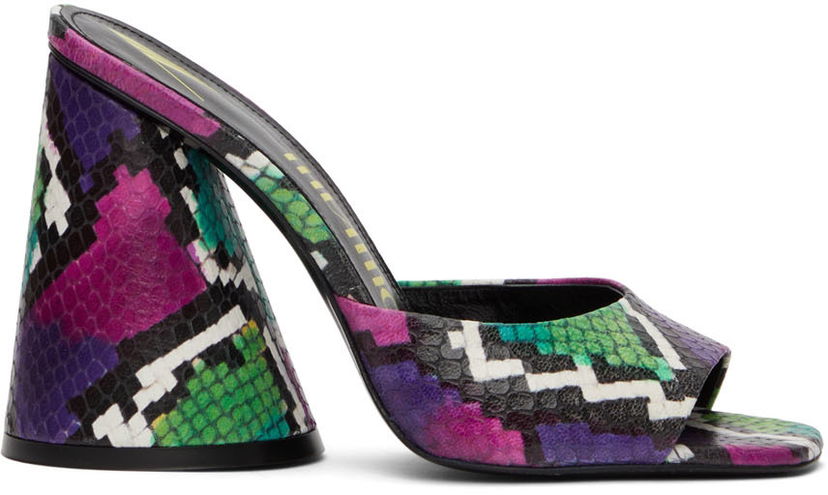 Šaty The Attico Attico Luz Heeled Sandals Rôznofarebný | 227WS502 EL003
