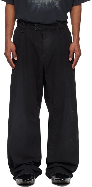 Cargo nohavice Balenciaga Balenciaga Minimal Trousers Čierna | 824592TQP13, 0