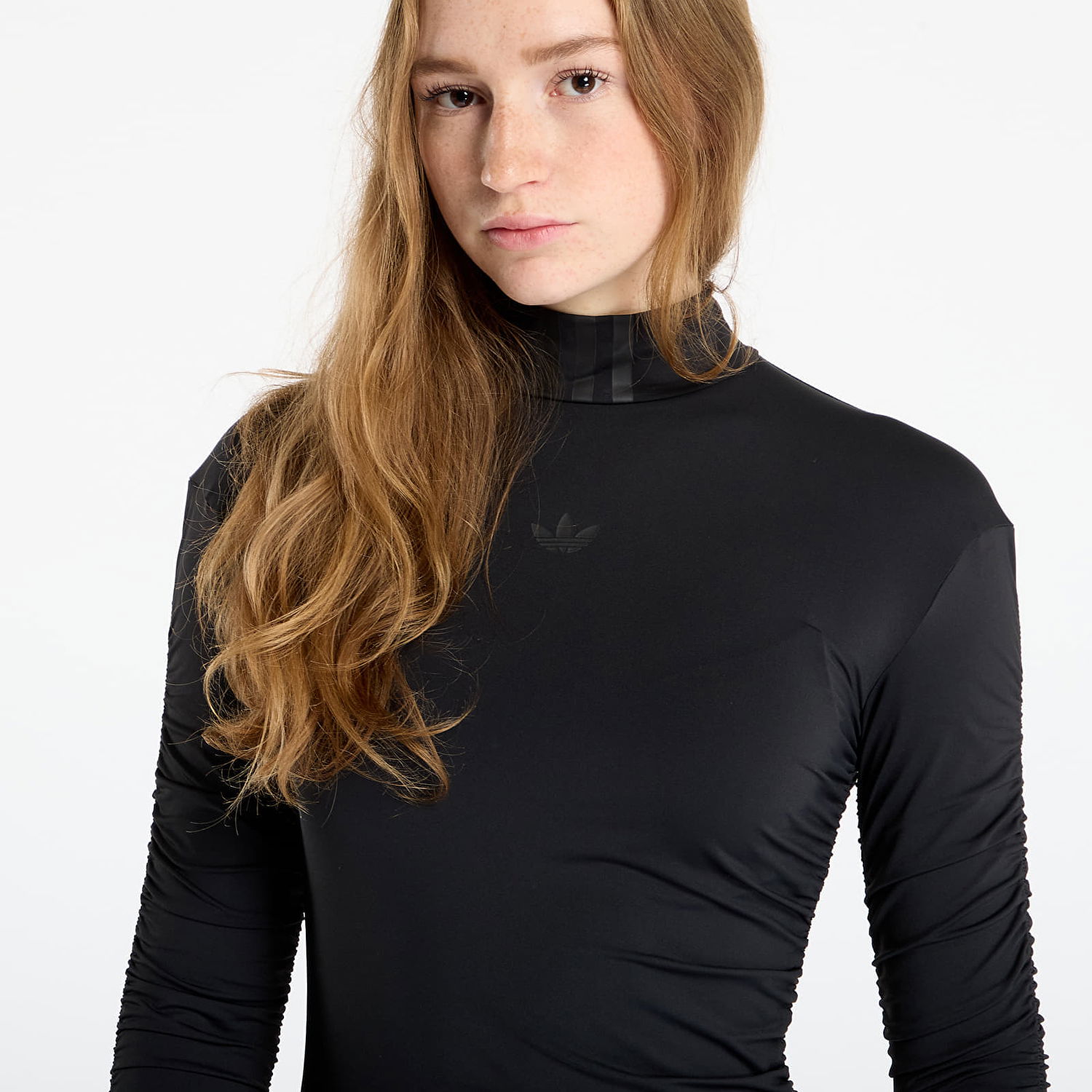 Šaty adidas Originals Ruched Maxi Dress Čierna | JW2806, 1