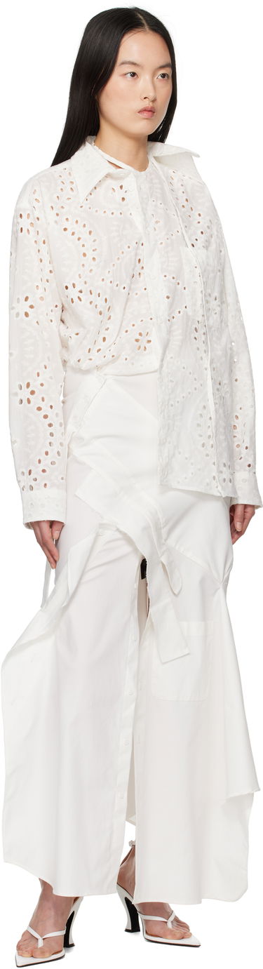 Šaty Ottolinger Ottolinger Deconstructed Shirting Midi Dress Biela | 10650010601, 3