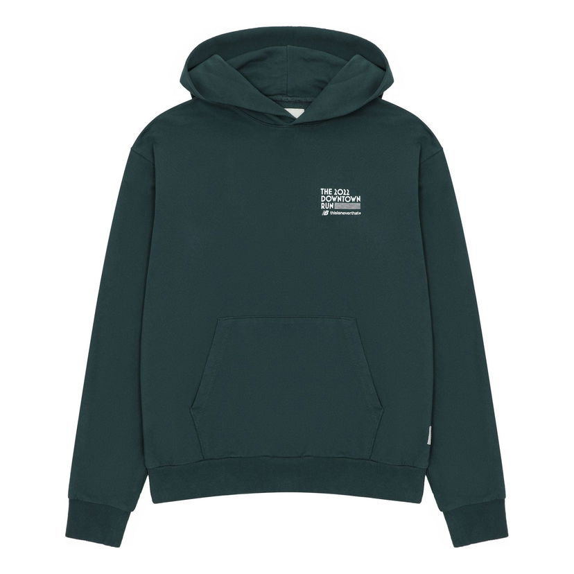 Mikina New Balance Thisisneverthat Downtown Run Hoodie Zelené | N0C3L013-GRN