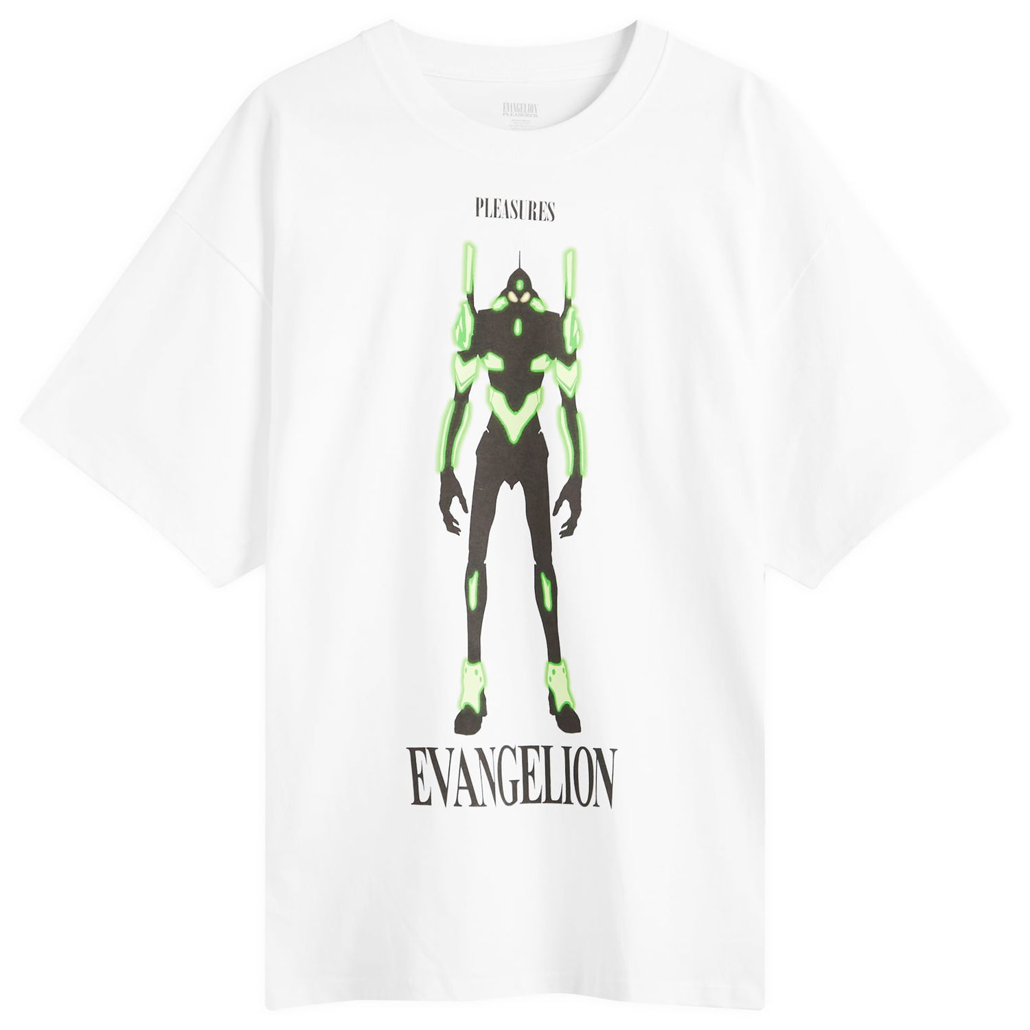Tričko Pleasures Pleasures x Evangelion Eva 1 T-Shirt Biela | P25SU060-WHT, 1