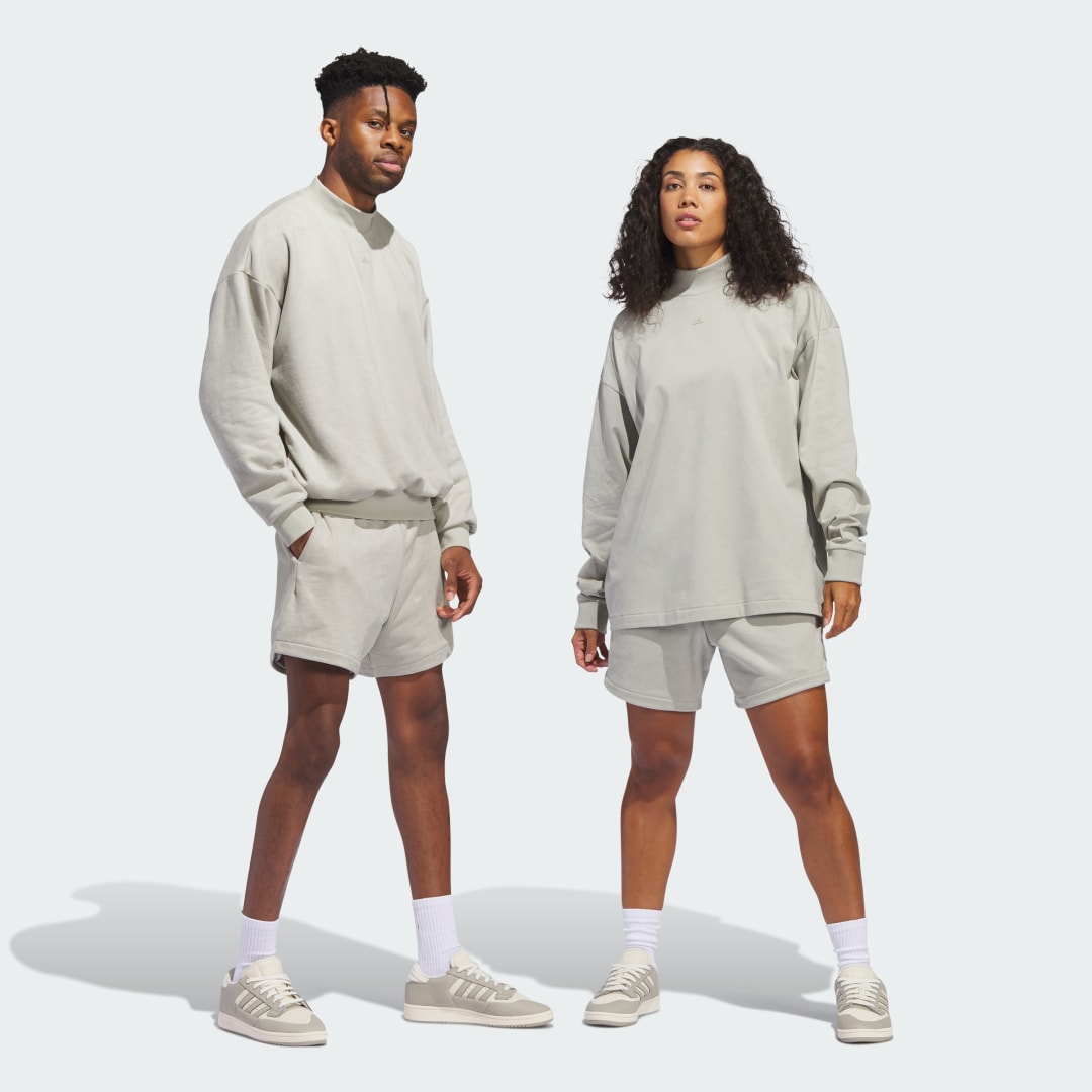 Šortky adidas Performance Basketball Sueded Šedá | IN7701, 1