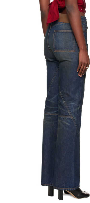 Džínsy OUR LEGACY Moto Cut Flared Jeans Modrá | W4255MS, 2