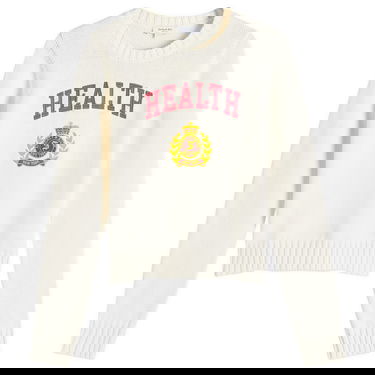 Sveter Sporty & Rich NY Health Crest Knitted Sweater Biela | WS065506240CR01-CRM, 1