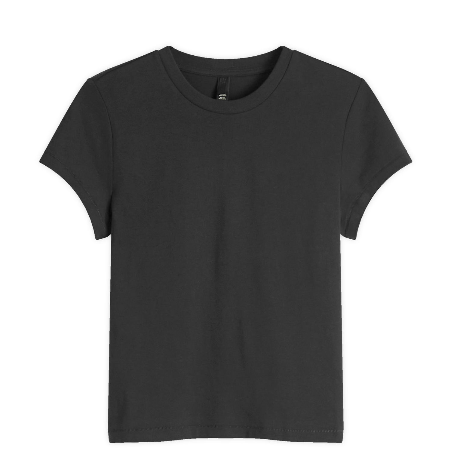 Tričko SKIMS Relaxed Fit Shrunken T-Shirt Čierna | SS-STT-6128W-ONYX, 0