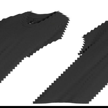 Tričko SKIMS Relaxed Fit Shrunken T-Shirt Čierna | SS-STT-6128W-ONYX, 0